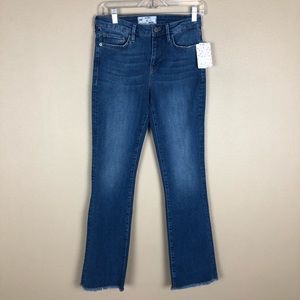 Free People Straight Crop Jean